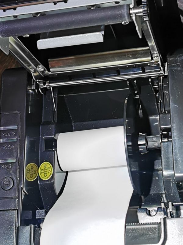 Обмежувач папіру для чекового принтера перехідник з 80мм на 58мм "Asianwell" до 80мм, чорний