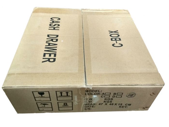 Грошовий ящик JEPOD JP-001 (QY-405A) металевий 5 купюр 4 монет чорний