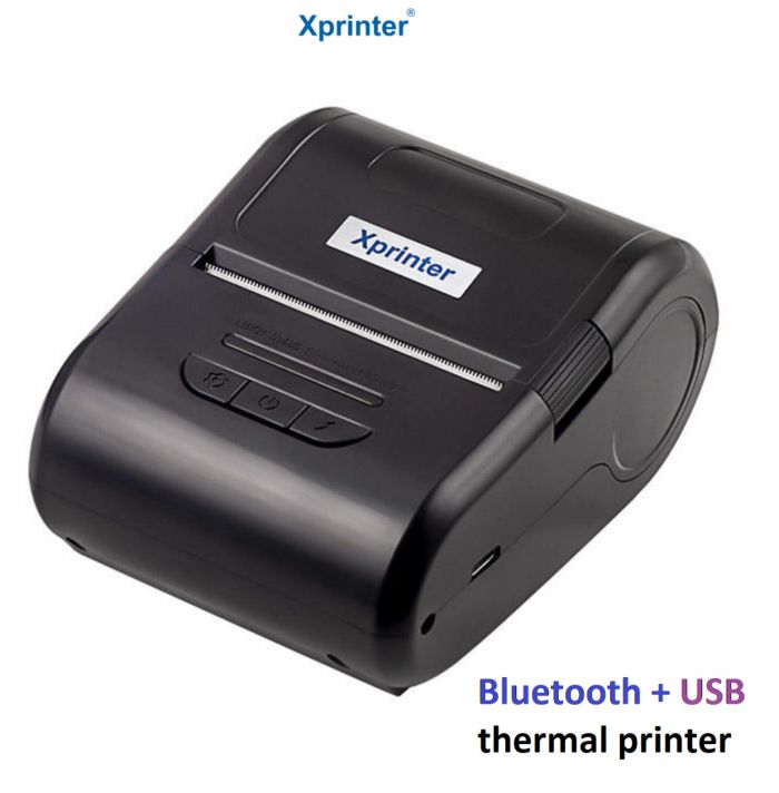Принтер чеків мобільний Xprinter XP-P210 Bluetooth+USB