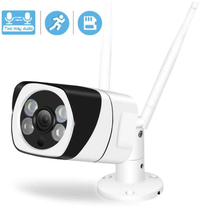 IP камера BESDER видеонаблюдения Wi-Fi 2MP 2,8мм МІКРОФОН, ДИНАМІК, microSD, wifi