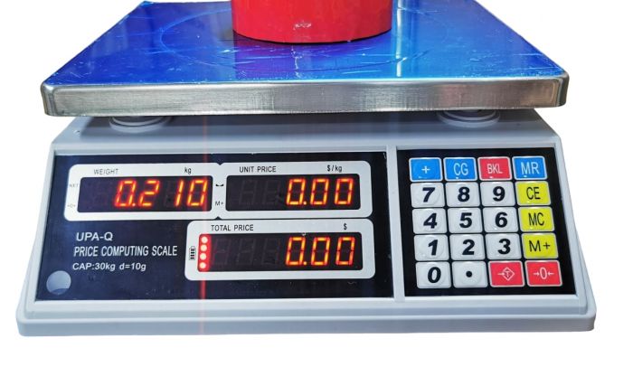 Ваги торгові англ/укр версія NOVO ВТД Т2 ЖК ( model : APD-QT ) без підключення до ПК
