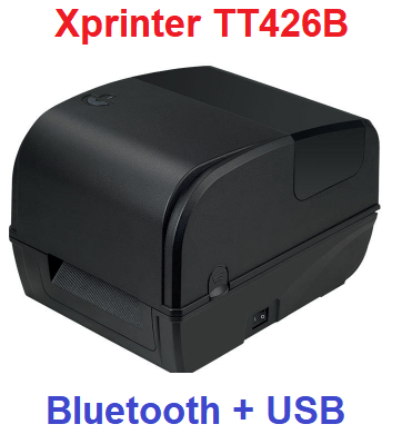 Принтер етикеток термотрансферний Xprinter XP-TT426B Bluetooth+USB
