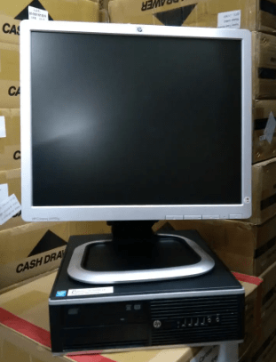 Монітор 19"  HP L1950G VGA DVI + кабеля 220в та VGA, Б/В