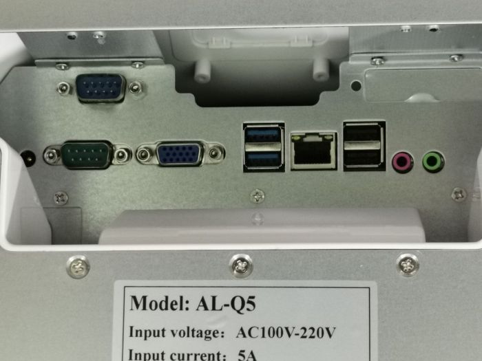 POS - термінал ALEO AL-Q5 15,6" з чекодруком 58мм/80мм 4Gb/120Gb білий