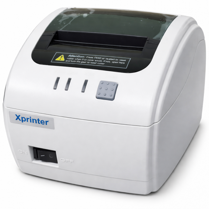 Принтер чеків Xprinter XP-Q260III LAN Ethernet+USB+rs232 білий новий дизайн