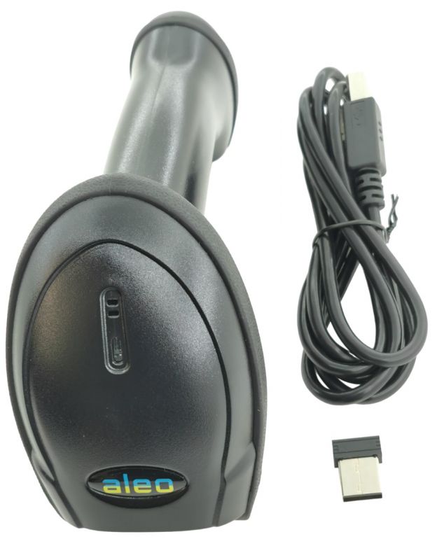 Сканер штрих кодов беспроводной ALEO / Asianwell 9108RB (MC-200WGB ) фото имиджевый CCD
