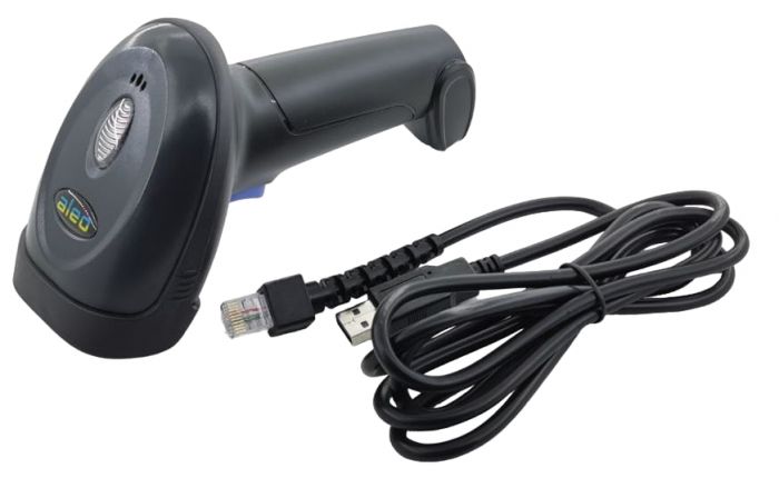 Сканер дротовий ALEO AL-OW10 2500dpi емуляція СОМ, префікс F7 CCD 1D штрих-коди