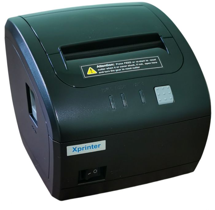 Принтер чеків Xprinter XP-Q260III WI-FI+USB чорний новий дизайн wifi