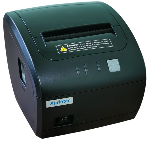 Принтер чеків Xprinter XP-Q260III LAN Ethernet+USB+rs232 чорний новий дизайн