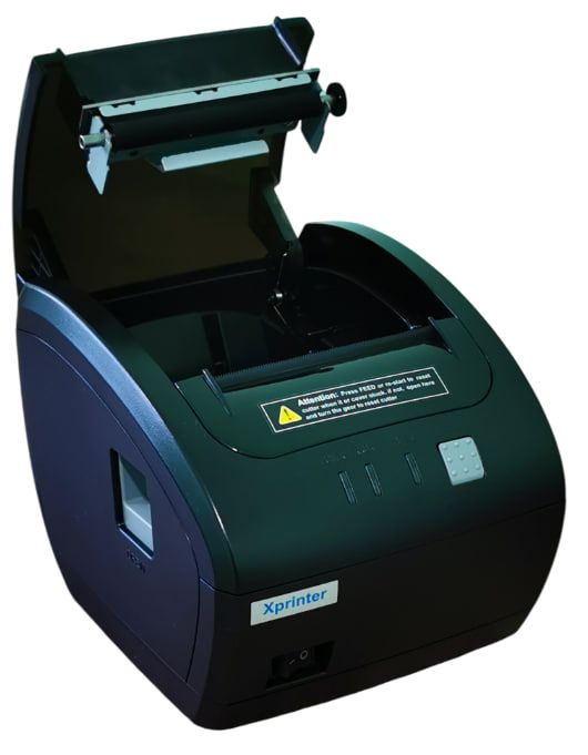 Принтер чеків Xprinter XP-Q260III LAN Ethernet+USB+rs232 чорний новий дизайн