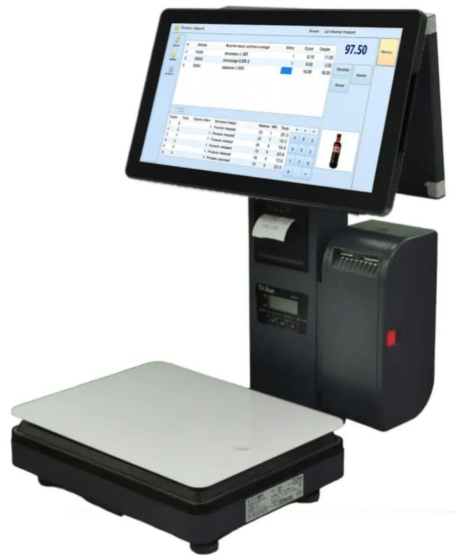 POS - термінал ALEO AL-WYT60II 15,6" ваги етикетки чеки i5/8Gb/120Gb сірий