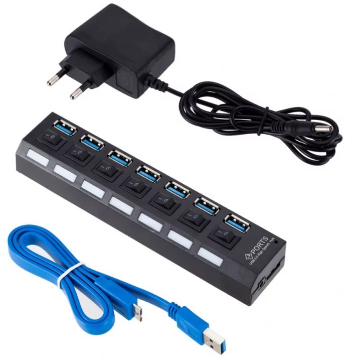 Активний 7 USB-хаб концентратор