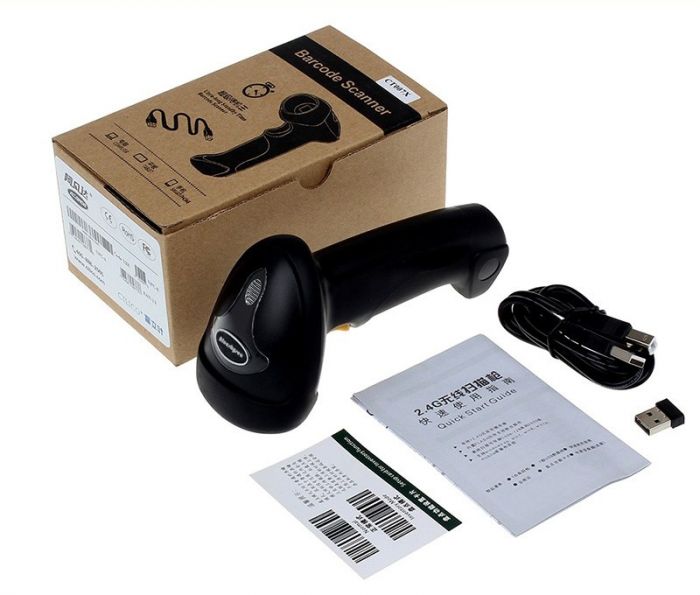 Сканер штрих кодов беспроводной  ALANDA CT007x лазерный с памятью