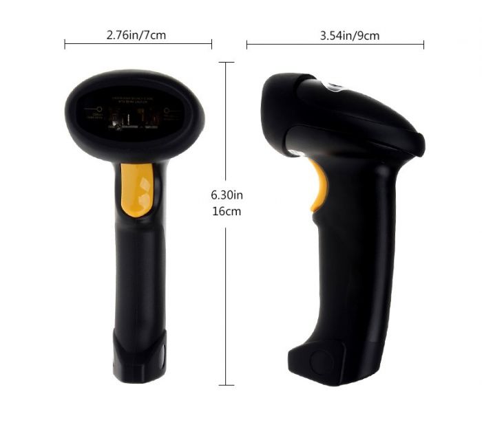 Сканер штрих кодов беспроводной  ALANDA CT007x лазерный с памятью