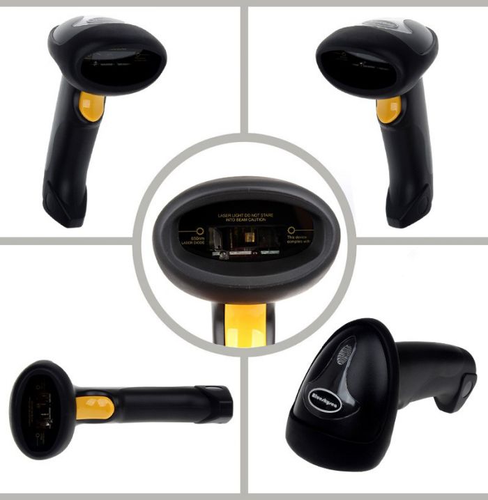 Сканер штрих кодов беспроводной  ALANDA CT007x лазерный с памятью