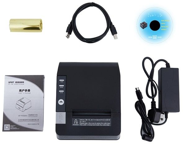 Принтер чеків Asianwell AW-T80 (SPRT 891) Ethernet+USB POS891Edn